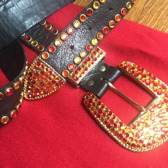 Michael Morrison Accessories - MICHAEL MORRISON STUDDED BELT S-M